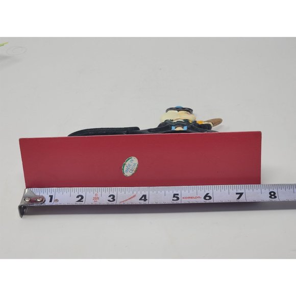 Vintage Cast Iron Nutcracker Soldier Paul Revere Hand Painted On Wood‎ Base - Picture 8 of 11